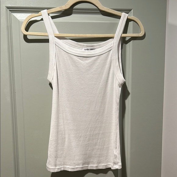 White Cotton Citizen verona Tank Top - Picture 1 of 5